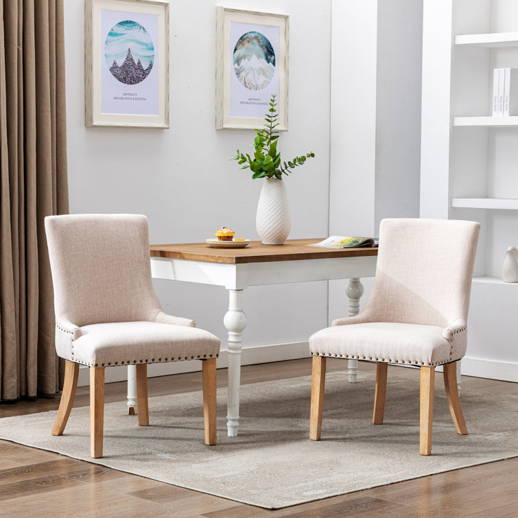 Rubber wood chairs discount dining